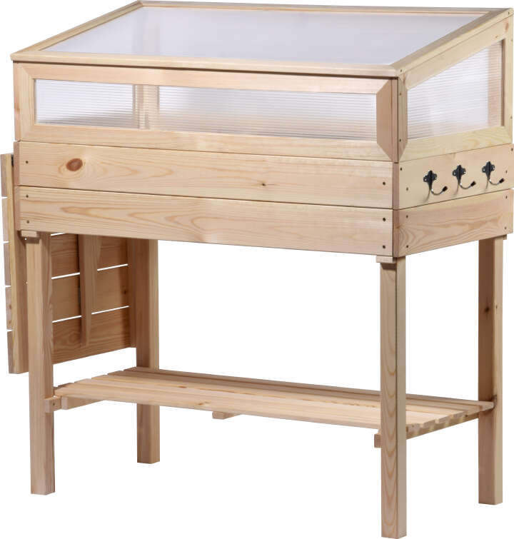 dobar Erhöhtes Frühbeet mit Tisch & Haken